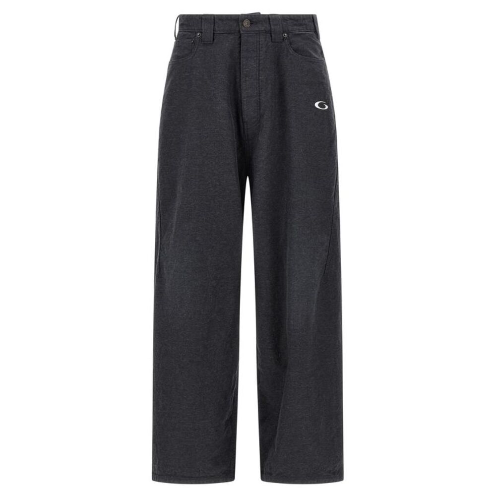 Balenciaga Gray Cotton Casual Men's Pants